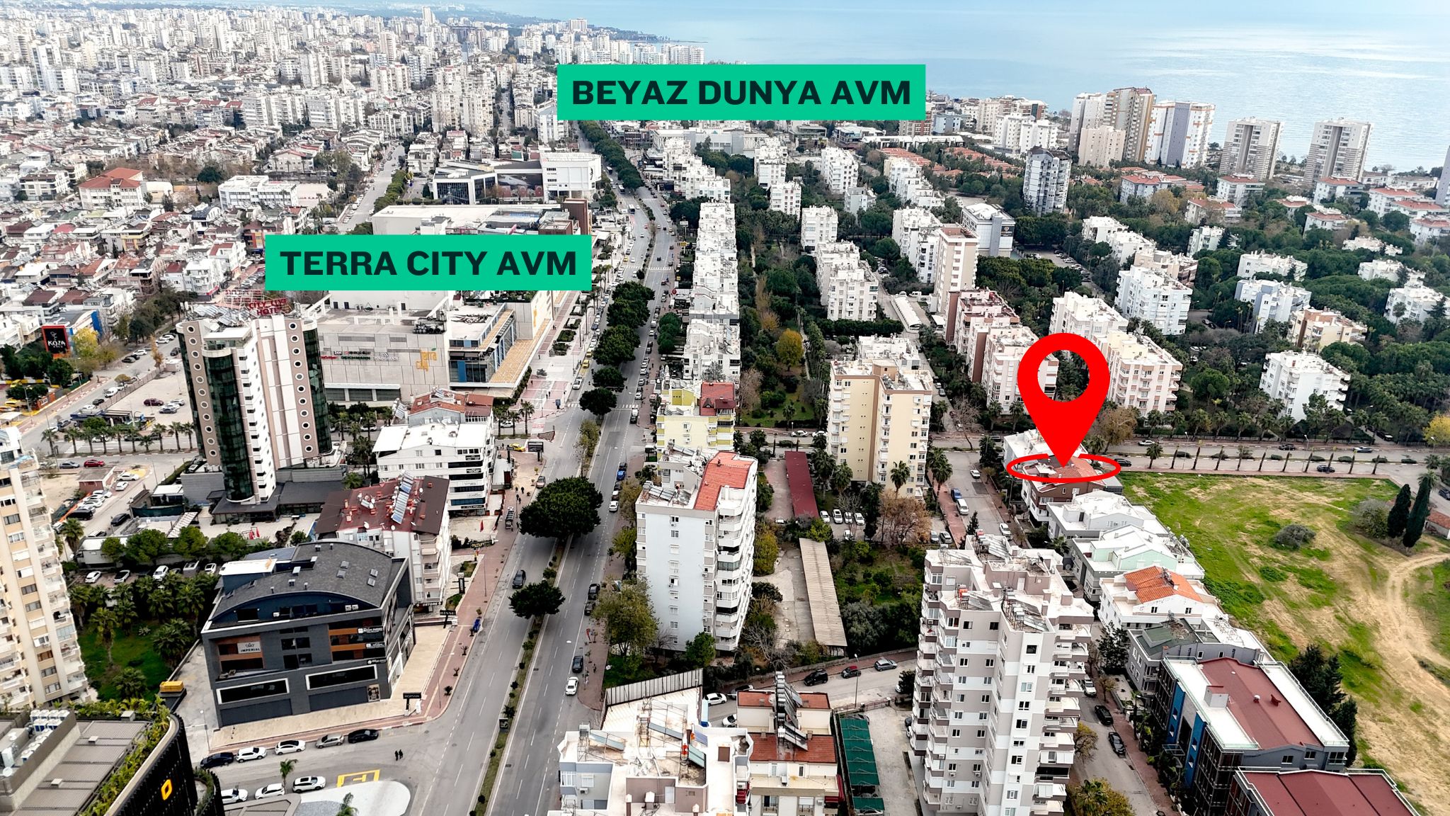 Fener Lara Muratpaşa Antalya 4+1 Kiralık Daire